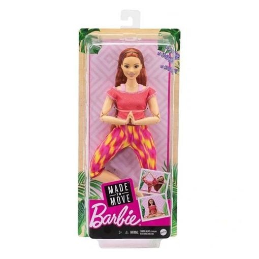 Εικόνα της Barbie - Made to Move, Barbie with Pink Dye Pants & Red Hair GXF07