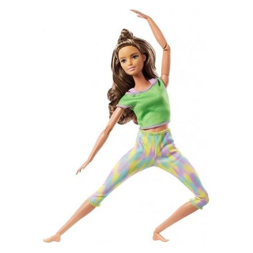 Εικόνα της Barbie - Made to Move, Barbie with Green Dye Pants &  Brunette Hair GXF05