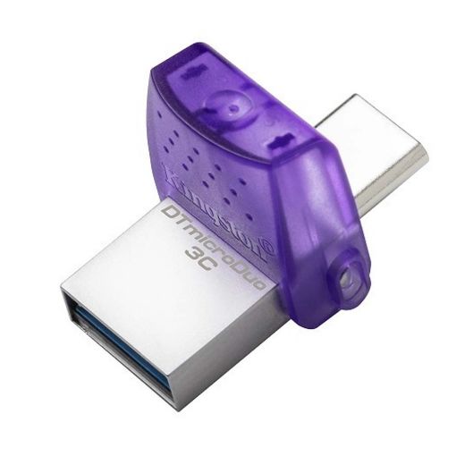Εικόνα της Kingston DataTraveler MicroDuo 3C 128GB USB-A & Type-C USB 3.2 Purple DTDUO3CG3/128GB