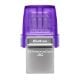 Εικόνα της Kingston DataTraveler MicroDuo 3C 64GB USB-A & Type-C USB 3.2 Purple DTDUO3CG3/64GB