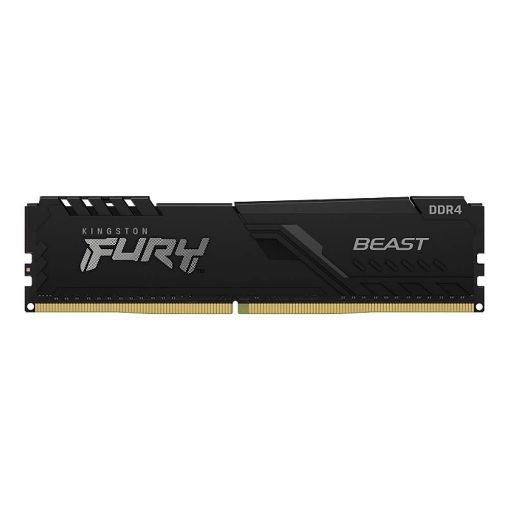 Εικόνα της Ram Kingston Fury Beast 128GB (4x32GB) DDR4-3200MHz CL16 Black KF432C16BBK4/128