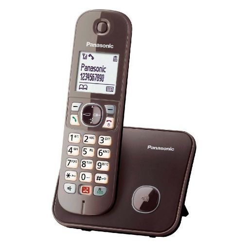 Εικόνα της Ασύρματο Τηλέφωνο Panasonic KX-TG6851GRA Brown