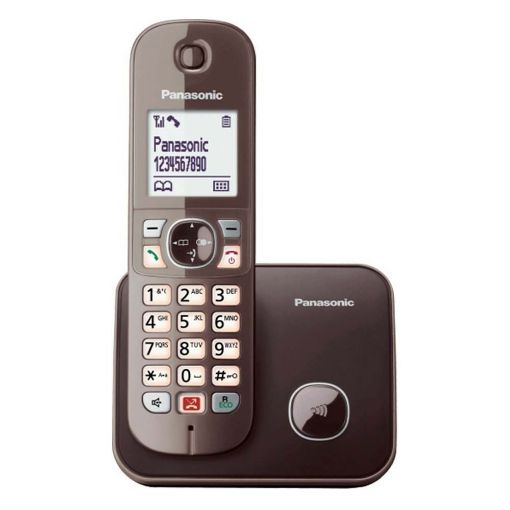 Εικόνα της Ασύρματο Τηλέφωνο Panasonic KX-TG6851GRA Brown