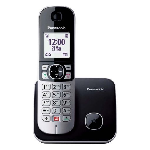 Εικόνα της Ασύρματο Τηλέφωνο Panasonic KX-TG6851GRB Black