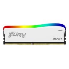 Εικόνα της Ram Kingston Fury Beast RGB 32GB (2x16GB) DDR4-3200MHz CL16 White KF432C16BWAK2/32