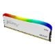 Εικόνα της Ram Kingston Fury Beast RGB 8GB DDR4-3200MHz CL16 White KF432C16BWA/8
