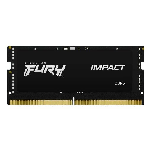 Εικόνα της Ram Kingston Fury Impact 16GB DDR5-4800MHz SODIMM CL38 Black KF548S38IB-16