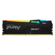 Εικόνα της Ram Kingston Fury Beast RGB 16GB DDR5-5600MHz CL36 Black KF556C36BBEA-16