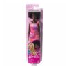Εικόνα της Barbie - Fashion Dolls με Afro Μαλλιά & Ροζ Λουλουδάτο Φόρεμα HGM58