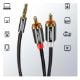 Εικόνα της Καλώδιο Ugreen Audio 3.5mm M to 2 x RCA M 1m 10749