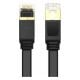 Εικόνα της Καλώδιο Δικτύου Ugreen Pure Copper FTP Flat CAT.7 10m Black 11265