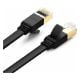 Εικόνα της Καλώδιο Δικτύου Ugreen Pure Copper FTP Flat CAT.7 10m Black 11265
