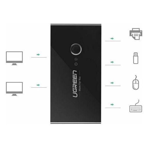 Εικόνα της Ugreen US216 Sharing Switch Box USB 3.0 Black 30768