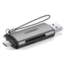 Εικόνα της Ugreen CM184 Card Reader USB-C/USB 3.0 Gray 50706