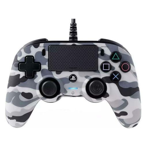 Εικόνα της Wired Controller Nacon Compact Camo Grey PS4/PC