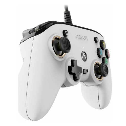 Εικόνα της Wired Controller Nacon Pro Compact White XBOX One/X|S/PC
