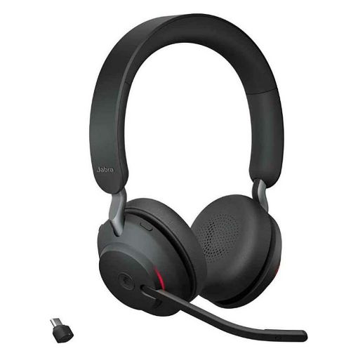 Εικόνα της Headset Jabra Evolve2 65 MS Stereo Link380c Black 26599-999-899