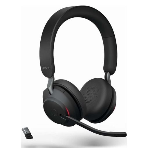 Εικόνα της Headset Jabra Evolve2 65 MS Stereo Link380a with Desk Stand Black 26599-999-989