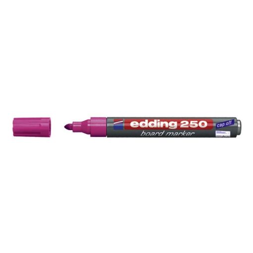 Εικόνα της Μαρκαδόρος Πίνακα Edding 250 Επαναγεμιζόμενος με Στρογγυλή Μύτη Pink