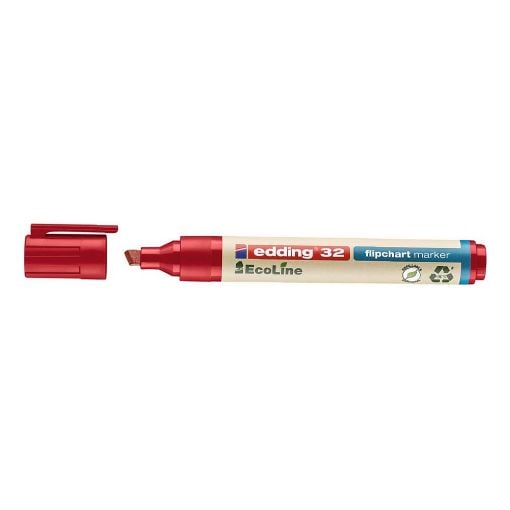 Εικόνα της Μαρκαδόρος Edding 32 EcoLine Flipchart Μύτη 5.0 mm Red