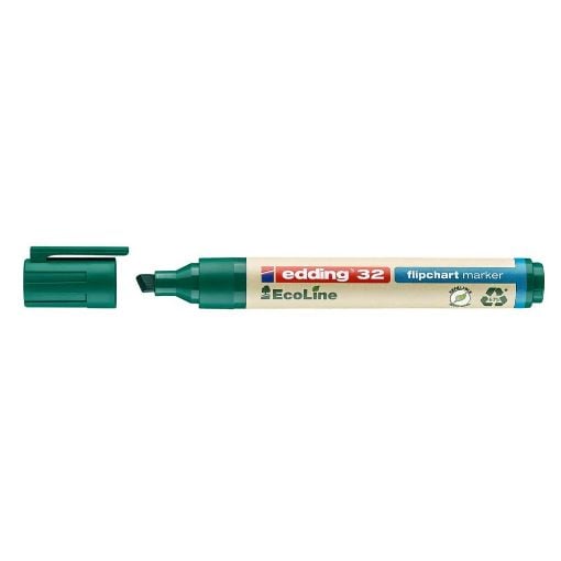 Εικόνα της Μαρκαδόρος Edding 32 EcoLine Flipchart Μύτη 5.0 mm Green