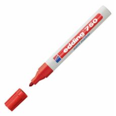 Εικόνα της Μαρκαδόρος Λαδιού Edding 750 Μύτη 4.0 mm Red 4-750002