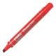 Εικόνα της Ανεξίτηλος Μαρκαδόρος Pentel N60 Chisel Red N60-BE