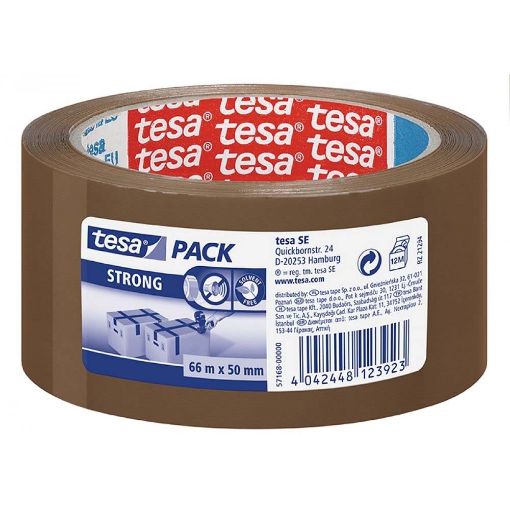 Εικόνα της Ταινία Συσκευασίας Tesa Strong 50mm x 66m Αθόρυβη Καφέ 57168
