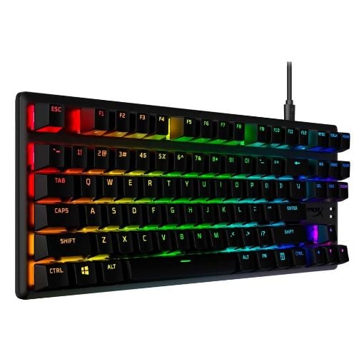 Εικόνα της Πληκτρολόγιο HyperX Alloy Origins Core PBT TKL HyperX Red Switches Black (US) 639N7AA