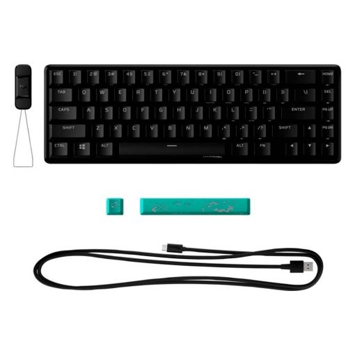 Εικόνα της Πληκτρολόγιο HyperX Alloy Origins 65% PBT HyperX Aqua Switches (US) 56R64AA