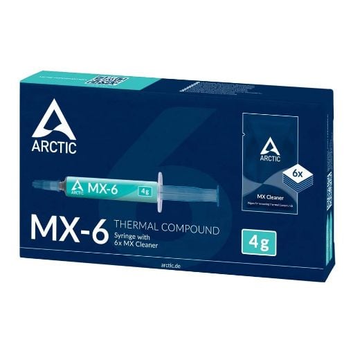 Εικόνα της Thermal Paste Arctic MX 6 4.0gr with MX Cleaners ACTCP00084A