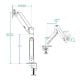 Εικόνα της Monitor Arm Arctic X1 3D 40-43'' AEMNT00062A