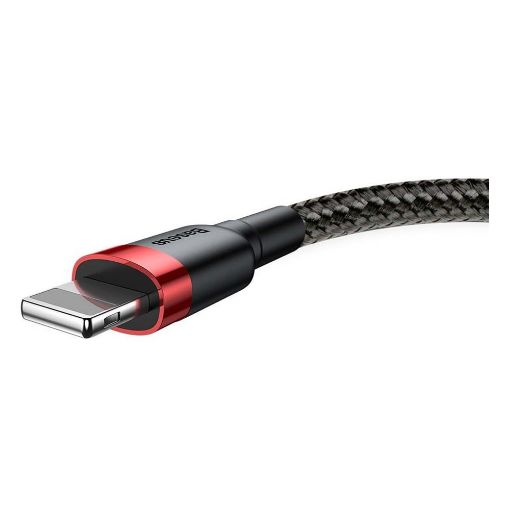 Εικόνα της Καλώδιο Baseus Cafule USB to Lightning 2m Black/Red CALKLF-C19