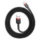 Εικόνα της Καλώδιο Baseus Cafule USB to Lightning 2m Black/Red CALKLF-C19