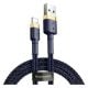 Εικόνα της Καλώδιο Baseus Cafule USB to Lightning 2m Blue/Gold CALKLF-CV3