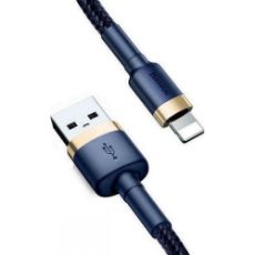 Εικόνα της Καλώδιο Baseus Cafule USB to Lightning 2m Blue/Gold CALKLF-CV3