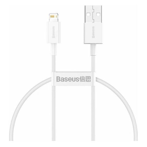 Εικόνα της Καλώδιο Baseus Superior USB to Lightning 25cm White CALYS-02