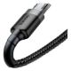 Εικόνα της Καλώδιο Baseus Cafule USB 2.0 to micro USB Black/Gray 3m CAMKLF-HG1