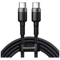 Εικόνα της Καλώδιο Baseus Cafule USB-C to USB-C 2m Black/Grey CATKLF-ALG1