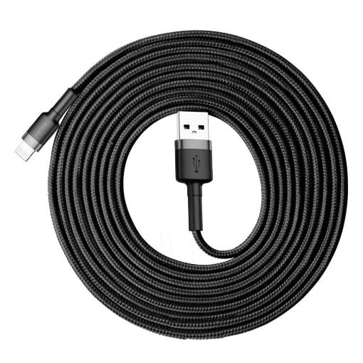 Εικόνα της Καλώδιο Baseus Cafule USB 2.0 to USB-C 3m Black/Grey CATKLF-UG1