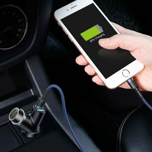 Εικόνα της Baseus Y Type Car Charger Black CCALL-YX01