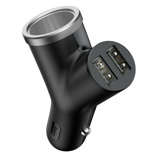 Εικόνα της Baseus Y Type Car Charger Black CCALL-YX01