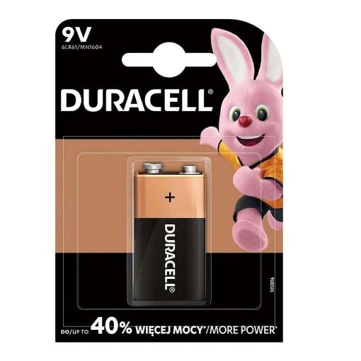 Εικόνα της Αλκαλική Μπαταρία Duracell Plus 9V 1τμχ (40% More Power) D6LR61