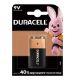 Εικόνα της Αλκαλική Μπαταρία Duracell Plus 9V 1τμχ (40% More Power) D6LR61