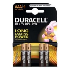 Εικόνα της Αλκαλικές Μπαταρίες Duracell Plus Power AAA 4τμχ DAAALR03MN24004