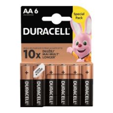 Εικόνα της Αλκαλικές Μπαταρίες Duracell AA 6τμχ DAALR6MN15006