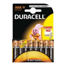 Εικόνα της Αλκαλικές Μπαταρίες Duracell AAA 8τμχ DBAAALR03