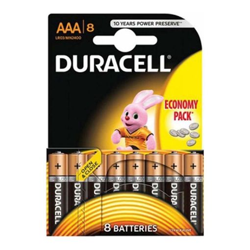 Εικόνα της Αλκαλικές Μπαταρίες Duracell AAA 8τμχ DBAAALR03