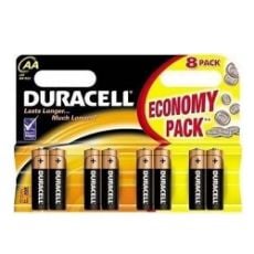 Εικόνα της Αλκαλικές Μπαταρίες Duracell AA 8τμχ DBAALR6
