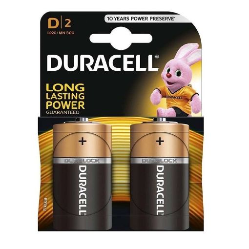 Εικόνα της Αλκαλικές Μπαταρίες Duracell D 2τμχ DDLR20